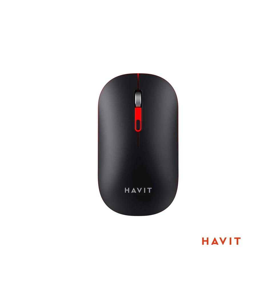 Mouse Havit MS60WB Bluetooth, Wireless y USB