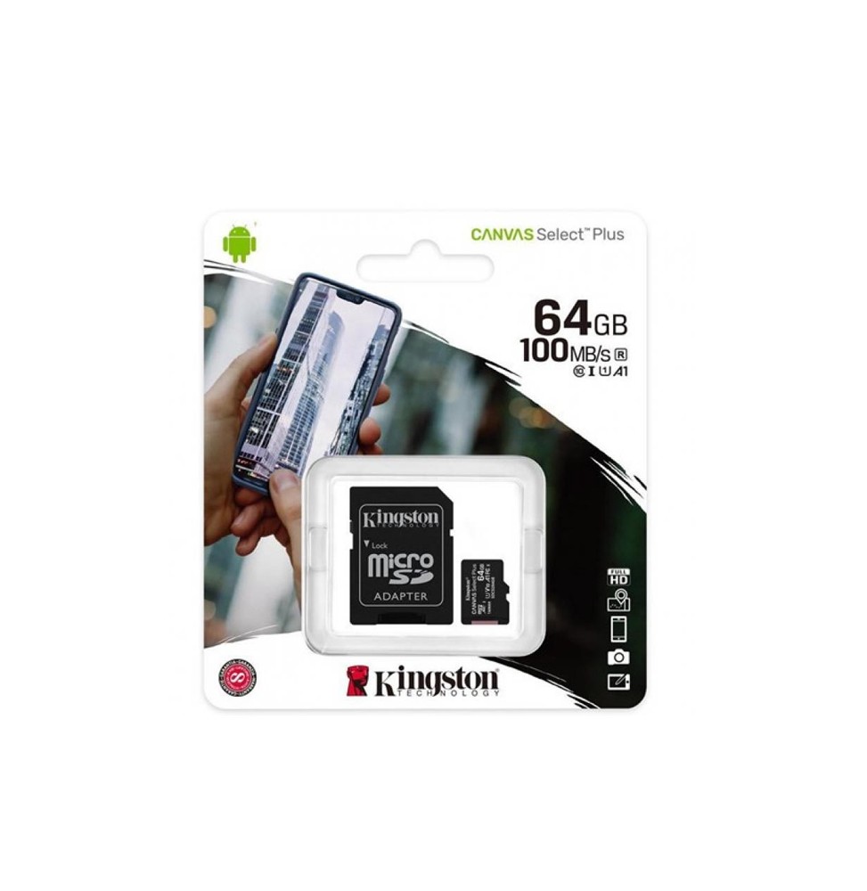 MEMORIA MICRO SD KINGSTON DE 64 GB