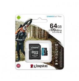 MEMORIA MICRO SD KINGSTON DE 64 GB clase 10