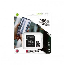 MEMORIA MICRO SD KINGSTON DE 256 GB 100MB/s