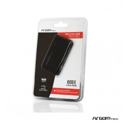 CONCENTRADOR USB 2.0 de 4 PUERTOS Argom Tech 88H.