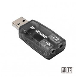 TARJETA DE SONIDO EXTERNA USB Agiler AGI-1130