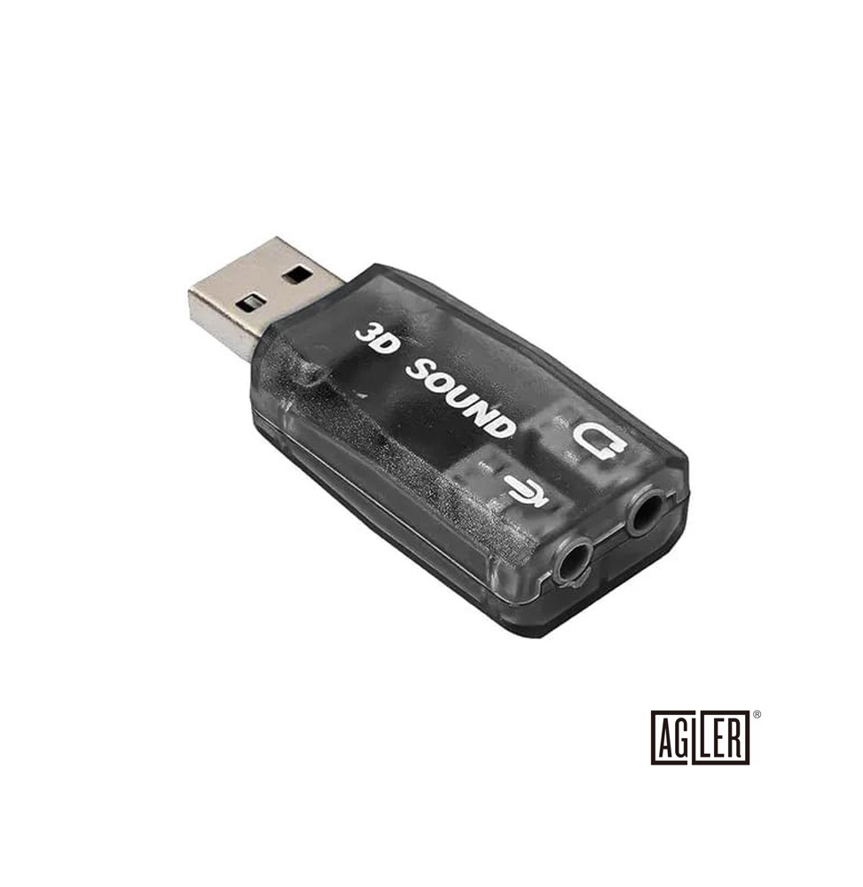 TARJETA DE SONIDO EXTERNA USB Agiler AGI-1130