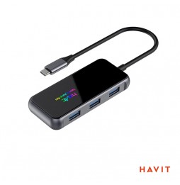 Hub multipuertos 5 en 1 USB-C Havit HB4012.