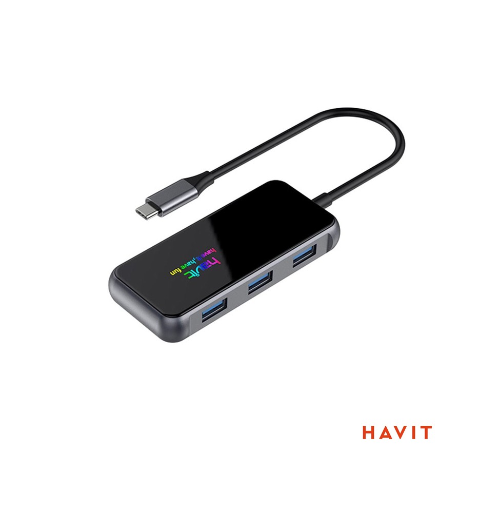 Hub multipuertos 5 en 1 USB-C Havit HB4012.