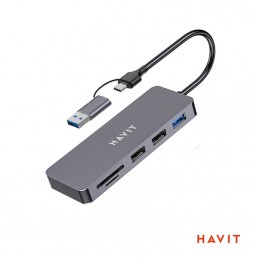 HUB DE INTERFAS MULTIPLE USB Havit HV-H41
