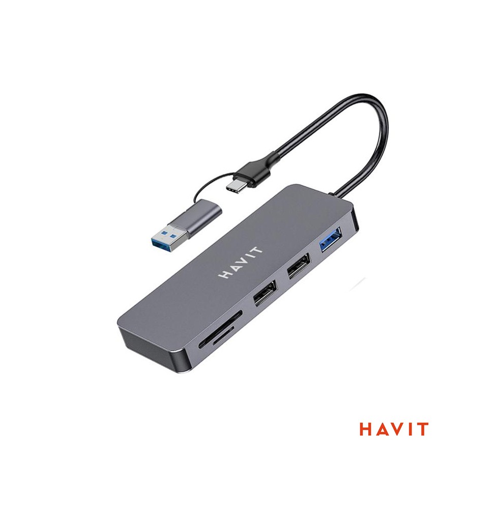 HUB DE INTERFAS MULTIPLE USB Havit HV-H41