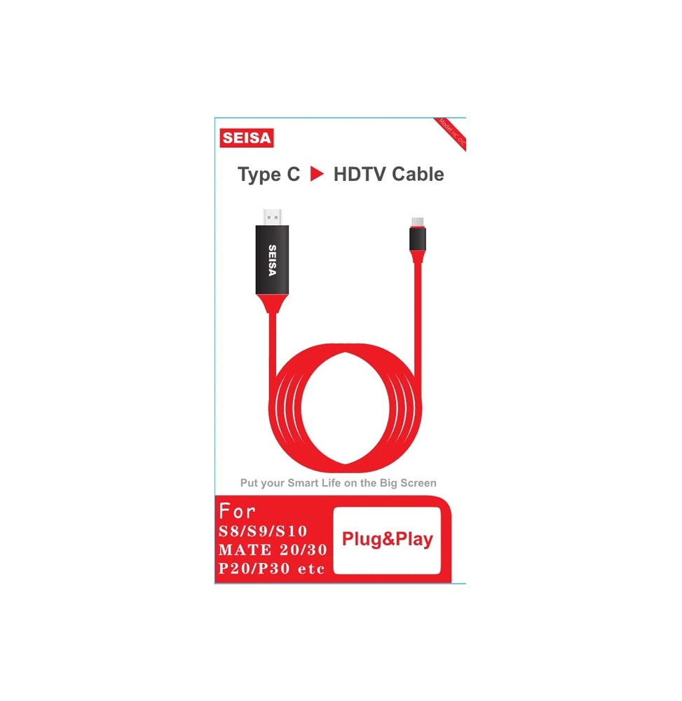 CABLE HDTV de Seisa USB Tipo-C A  HDMI.