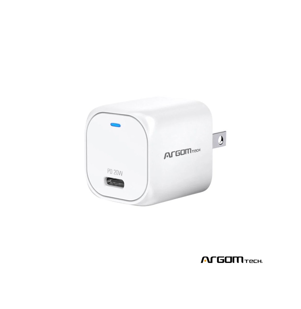 CARGADOR Argom Tech. TIPO C  POTENCIA: 20W.