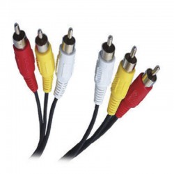 Cable HAVIT 3 RCA / 3 RCA 5M