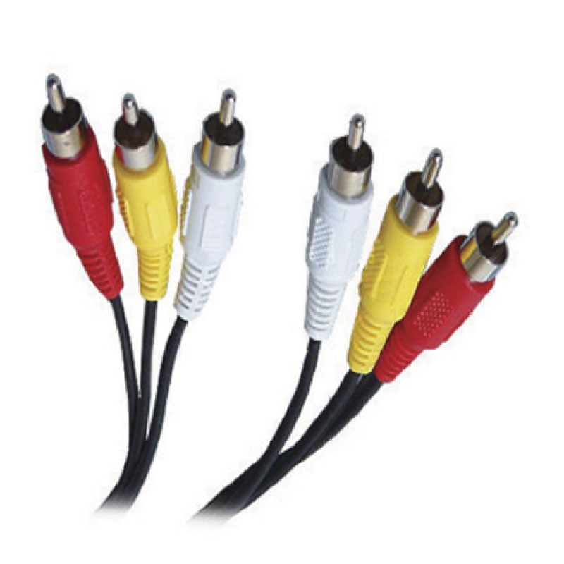 Cable HAVIT 3 RCA / 3 RCA 5M