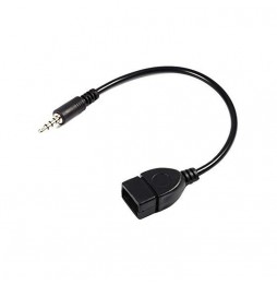 ADAPTADOR DE AUDIO (AUX) macho de 3,5 mm a USB 2.0
