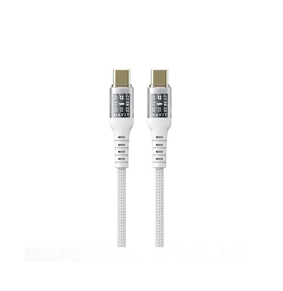CARGADOR USB-C a USB-C Havit.