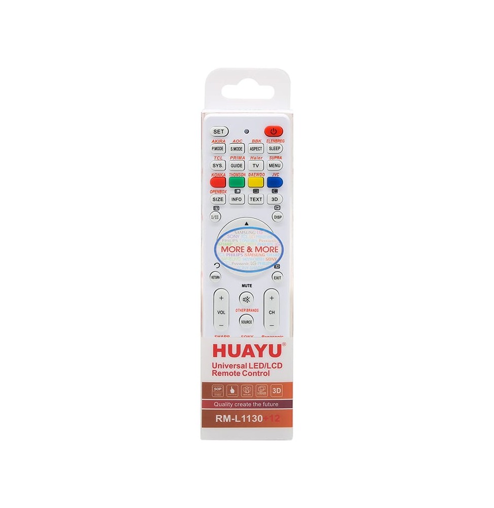 CONTROL REMOTO UNIVERSAL Huayu RM-L1130+X Plus