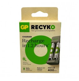 CARGADOR DE BATERIAS RECARGABLES  GP ReCyko