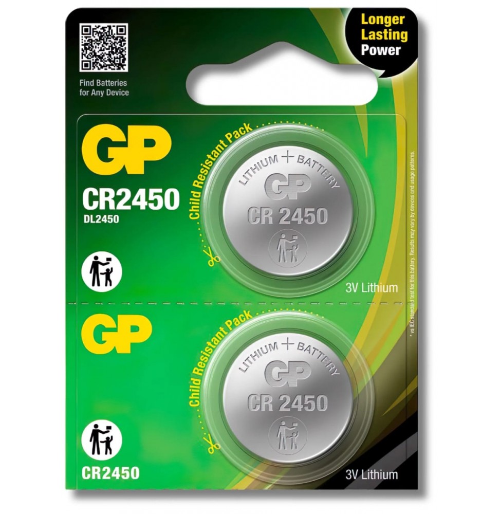 BATERIAS DE LITIO  GP CR2450