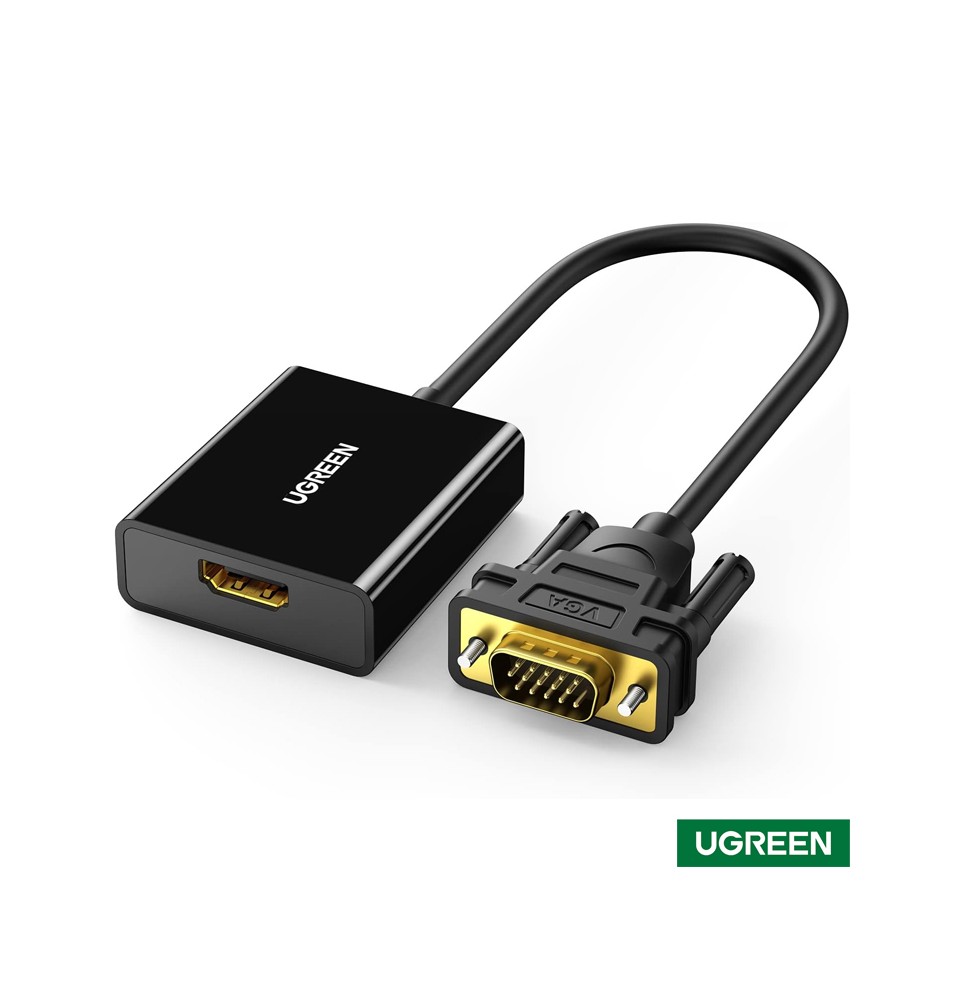 Adaptador Ugreen VGA a HDMI con audio  CM513  /  50945