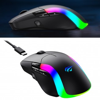 Mouse Gamer Havit MS959W RGB USB Desmontable