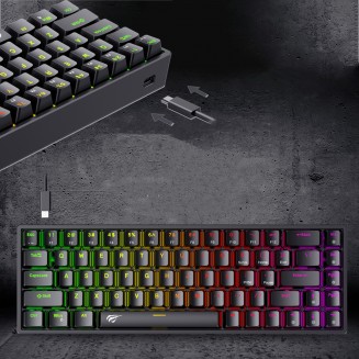 Teclado HAVIT Gaming KB865L USB mecánico corto