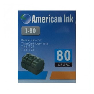 Recarga de Tinta Canon I-80 PG40/210 HP21/227 Negro American Ink
