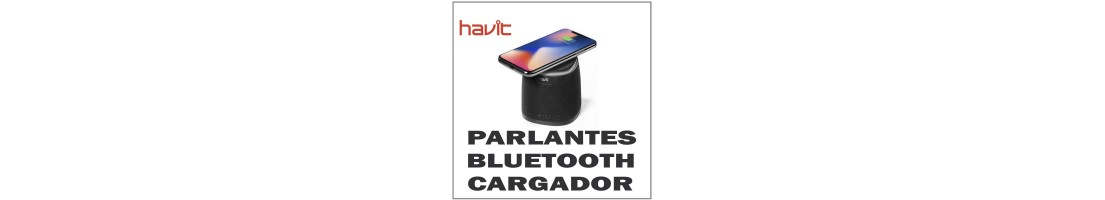 Parlantes Bluetooth con Cargador Inalámbrico