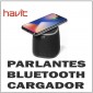 Parlantes Bluetooth con Cargador Inalámbrico