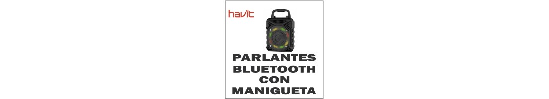 Parlantes Bluetooth con Manigueta