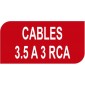 Cable 3.5/3 RCA