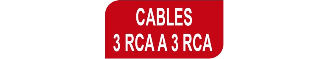 Cable 3 RCA/3 RCA